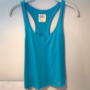 Hollister Blue Racerback Tank size Medium